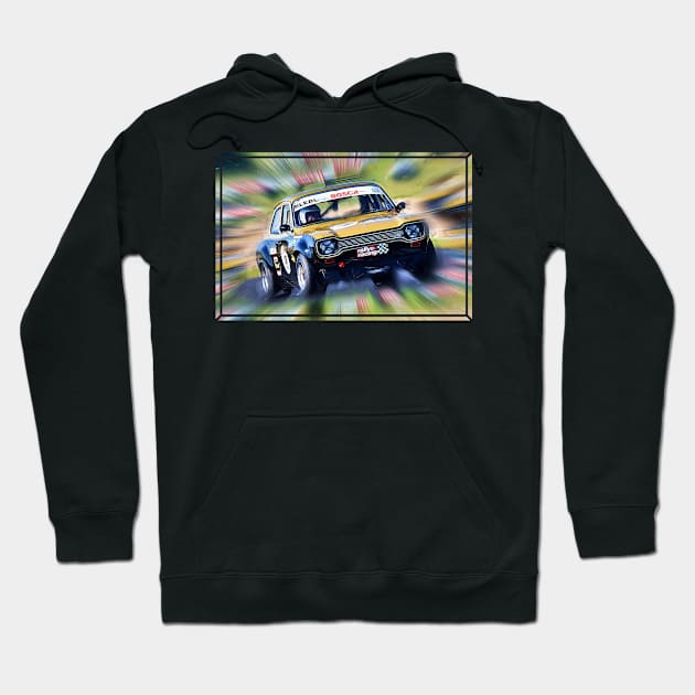 Escort on the racetrack Hoodie by DeVerviers